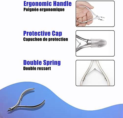 Vue 4 de Coupe Cuticule Ongle Professionnel