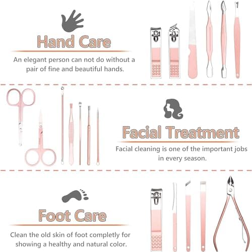 Vue 2 de Uraqt Kit Manucre Pedicure