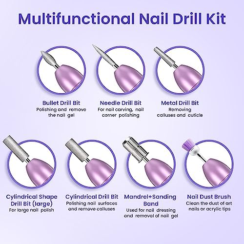 Vue 7 de Ponceuse Pour Ongles Professionnel