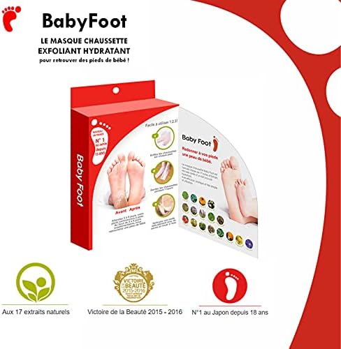 Vue 3 de Baby Foot Masque Chaussette