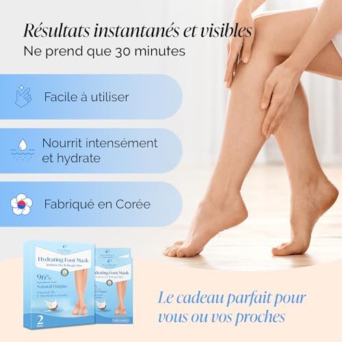 Vue 4 de Plantifique Masque Soin Pied