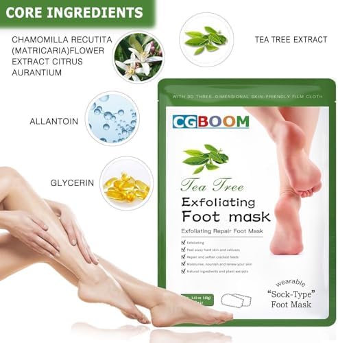 Vue 2 de Paires Masque Pied Peeling