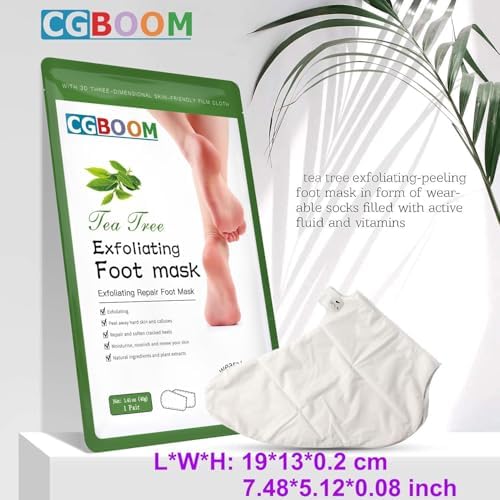 Vue 4 de Paires Masque Pied Peeling