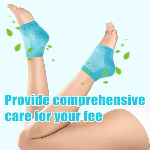 Vue 3 de Pcs Chaussettes Hydratantes Reutilisables