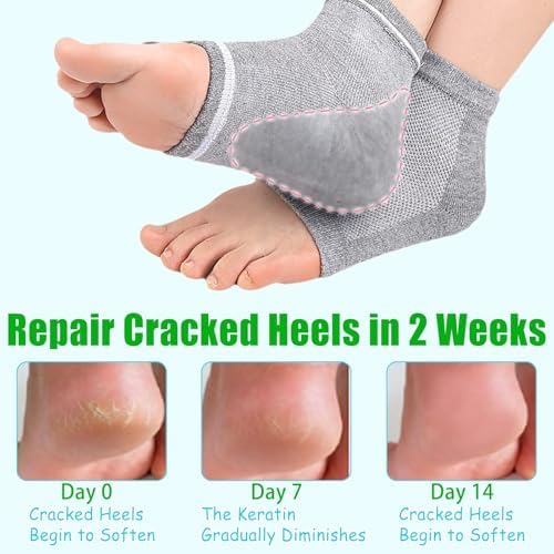 Vue 4 de Pcs Chaussettes Hydratantes Reutilisables