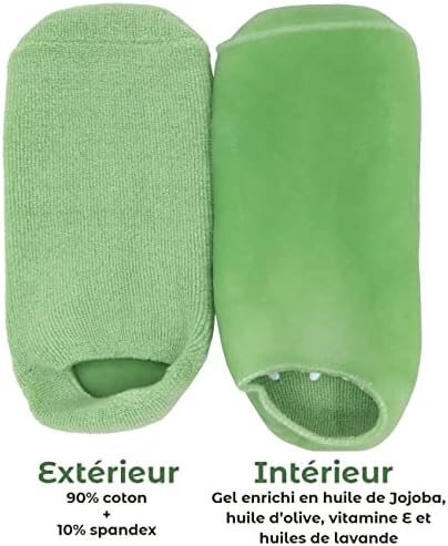 Vue 4 de Sun Sia Chaussettes Hydratantes