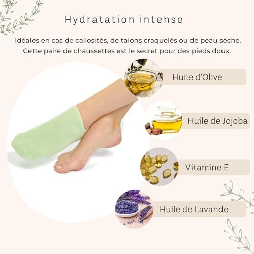 Vue 6 de Sun Sia Chaussettes Hydratantes