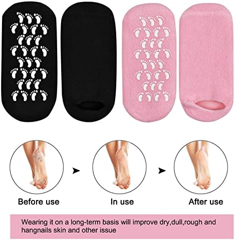 Vue 2 de Kysun Paires Chaussettes Hydratant