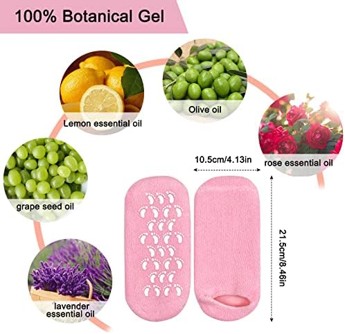 Vue 3 de Kysun Paires Chaussettes Hydratant