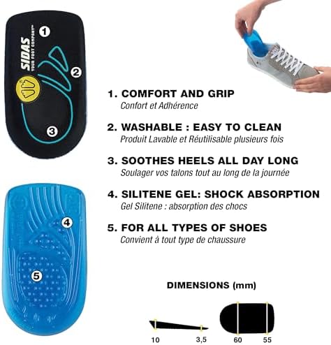 Vue 4 de Sidas Heel Pad Talonnettes