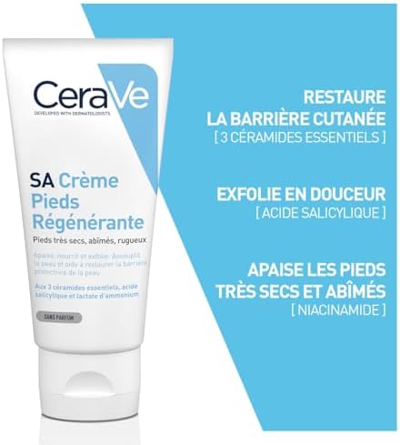 Vue 2 de Cerave Sa Creme Pieds