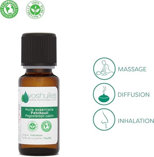 Vue 2 de Voshuiles Huile Essentielle Patchouli