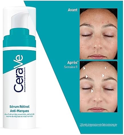 Vue 4 de Cerave Serum Retinol Antimarques