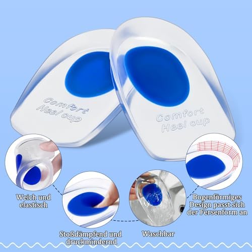 Vue 3 de Paires Talonnettes En Gel