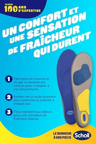 Vue 5 de Scholl Semelles Gelactiv Running