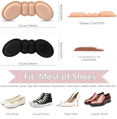 Vue 2 de Coussinet Talonprotegetalons Autocollants Pour