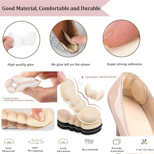 Vue 4 de Coussinet Talonprotegetalons Autocollants Pour