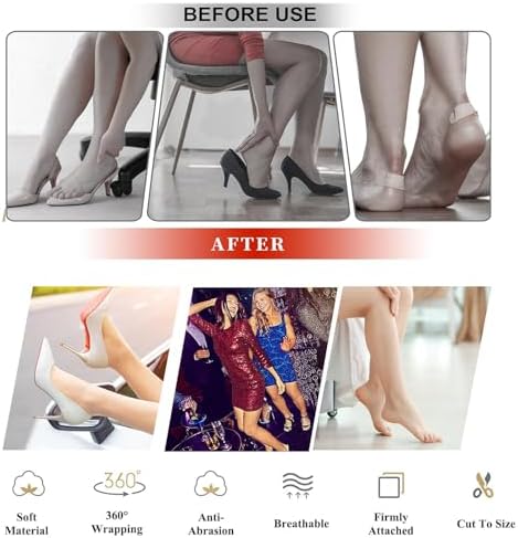 Vue 6 de Coussinet Talonprotegetalons Autocollants Pour