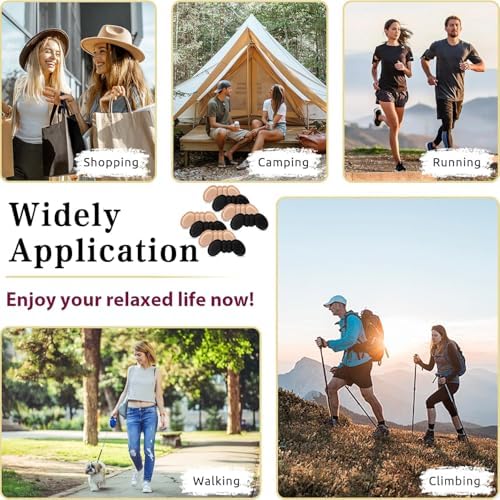 Vue 7 de Coussinet Talonprotegetalons Autocollants Pour