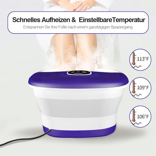 Vue 3 de Bain De Pieds Bouillonnant