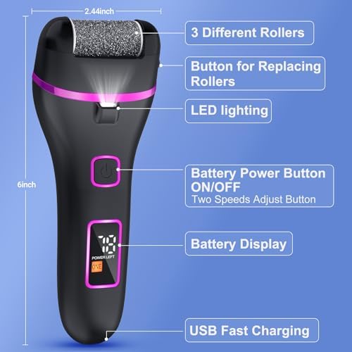 Vue 2 de Wolady Rapeuse Pieds Electrique