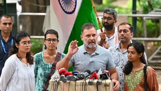 rahul gandhi dharmendra pradhan sacked students protest