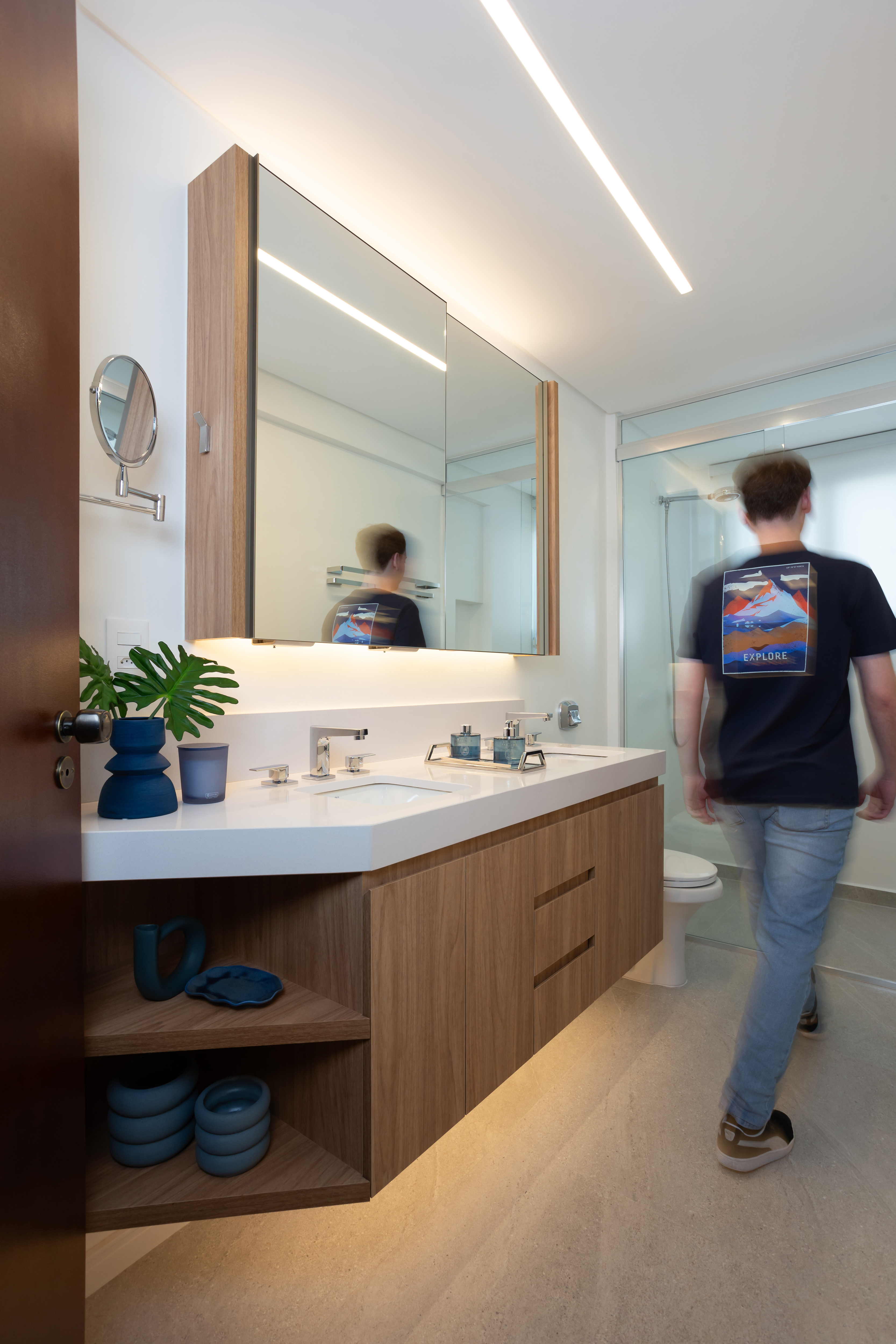 Banheiro sofisticado