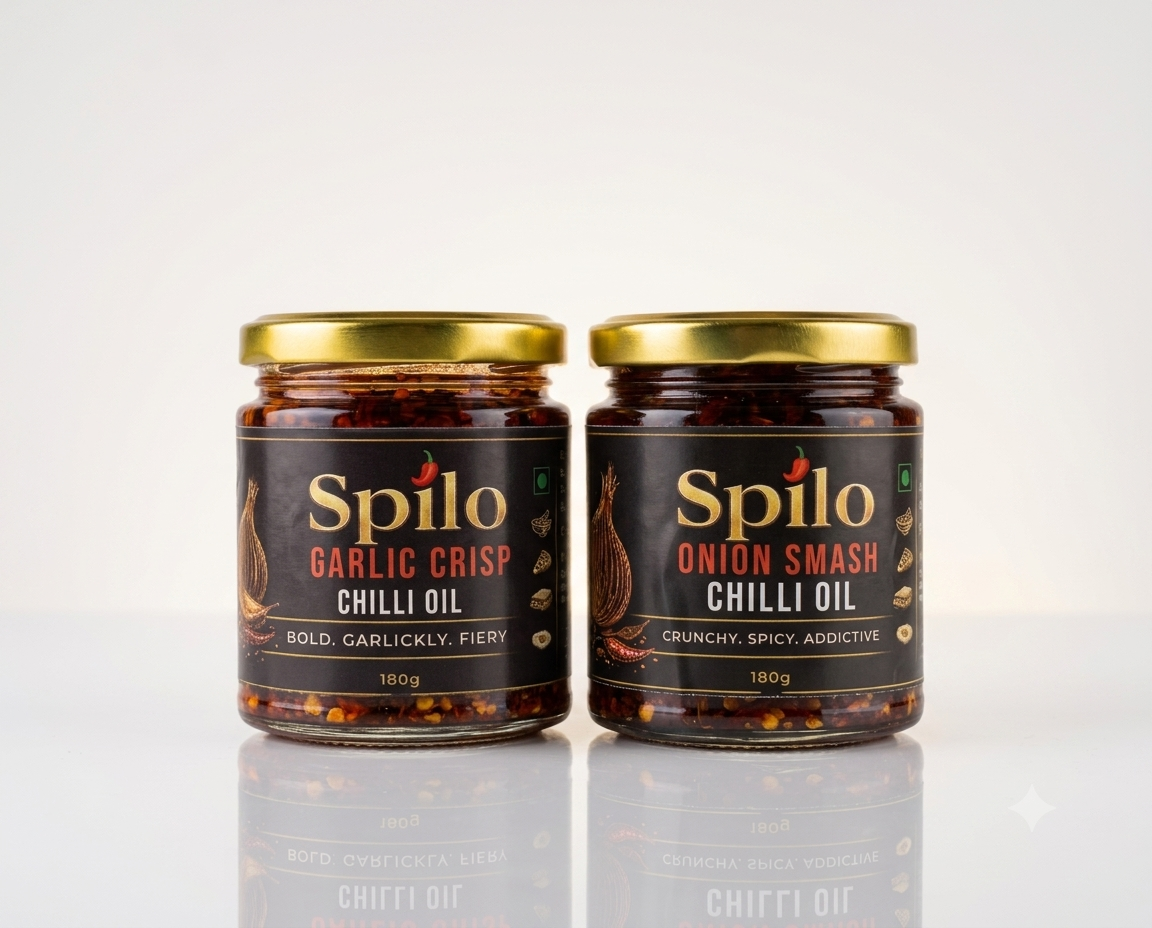 Garlic Crisp Chilli Oil + Onion smash Chilli Oil [Combo]