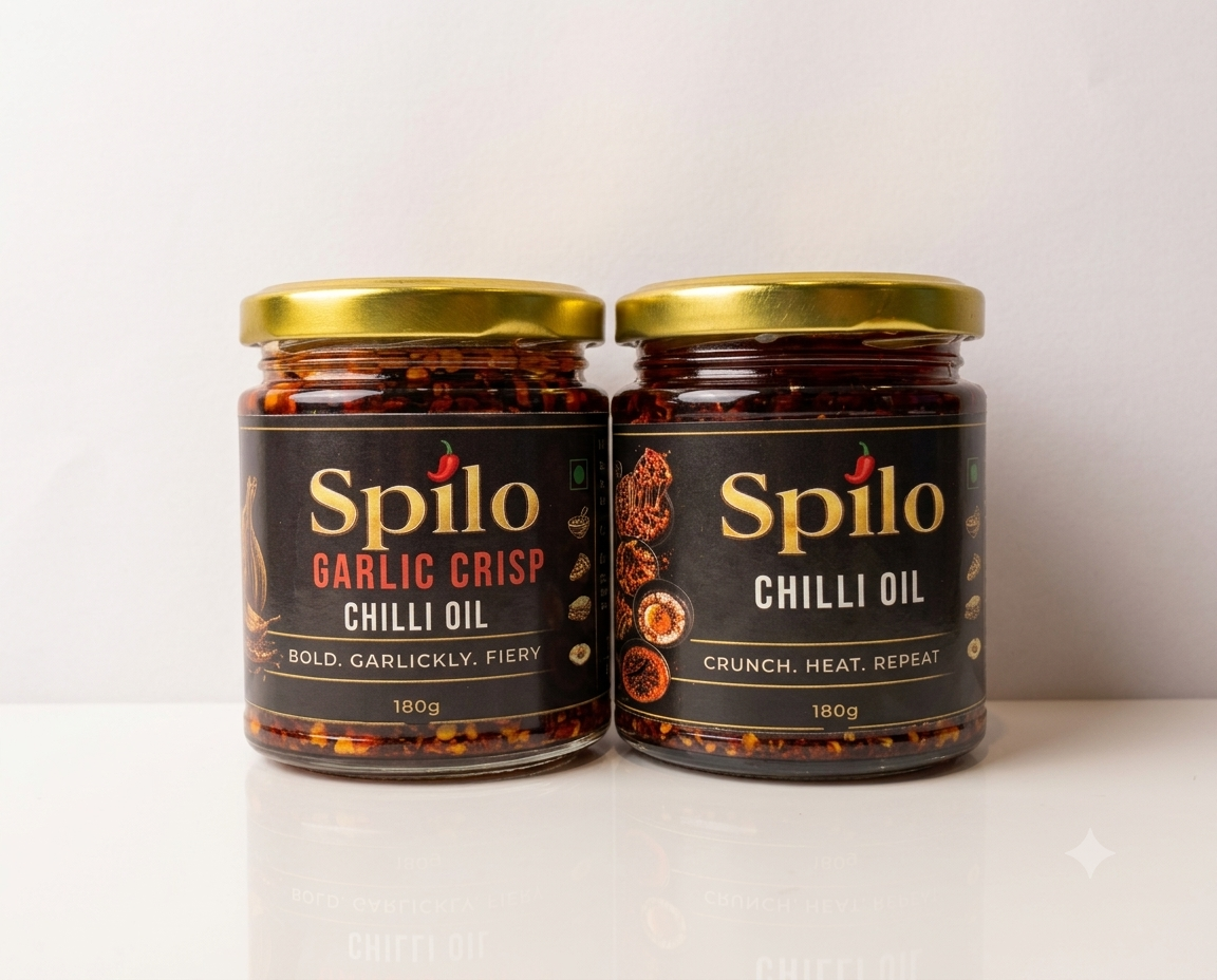 Garlic Crisp Chilli Oil  + Crispy Chilli Oil [ Combo]