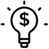 Capital raised icon