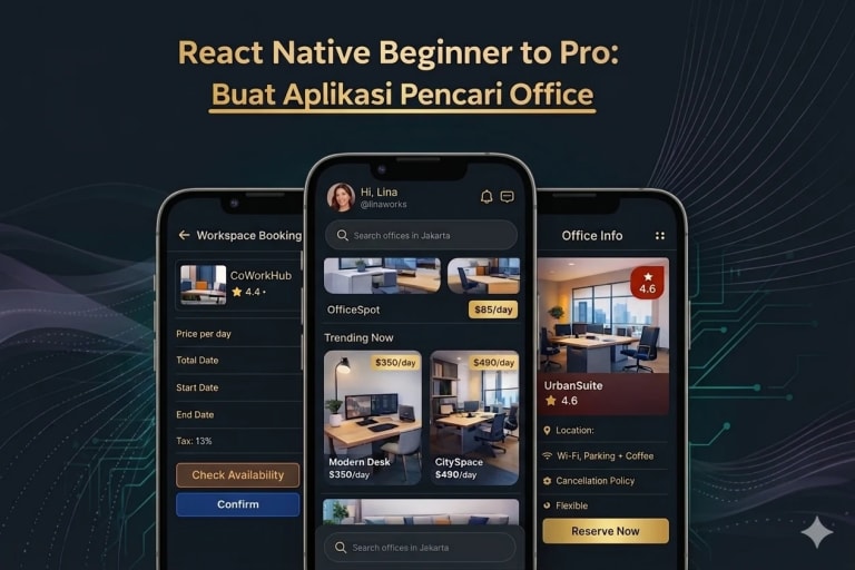 LearnWithMiko (LWM) Kelas: React Native: Mobile Application Buat Aplikasi Cari Kantor