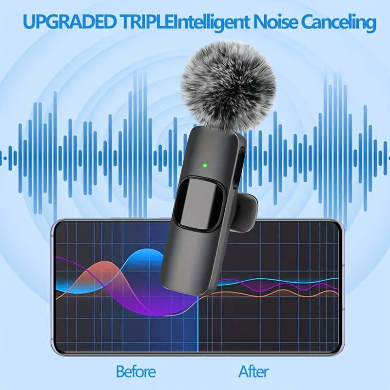 Microphone Lavalier Sans Fil Professionnel USB Type-C -2