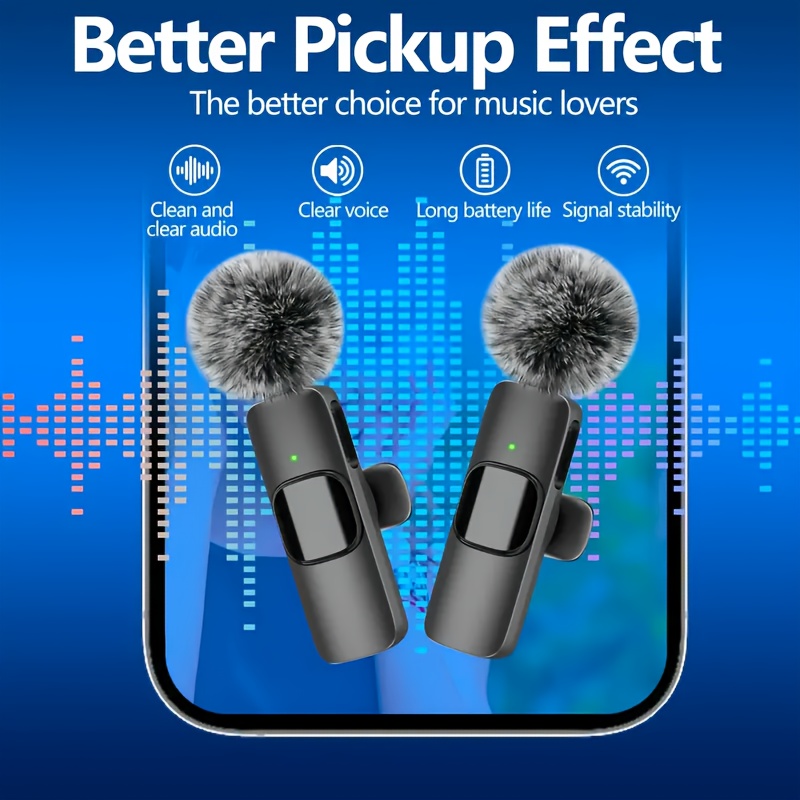 Microphone Lavalier Sans Fil Professionnel USB Type-C -5