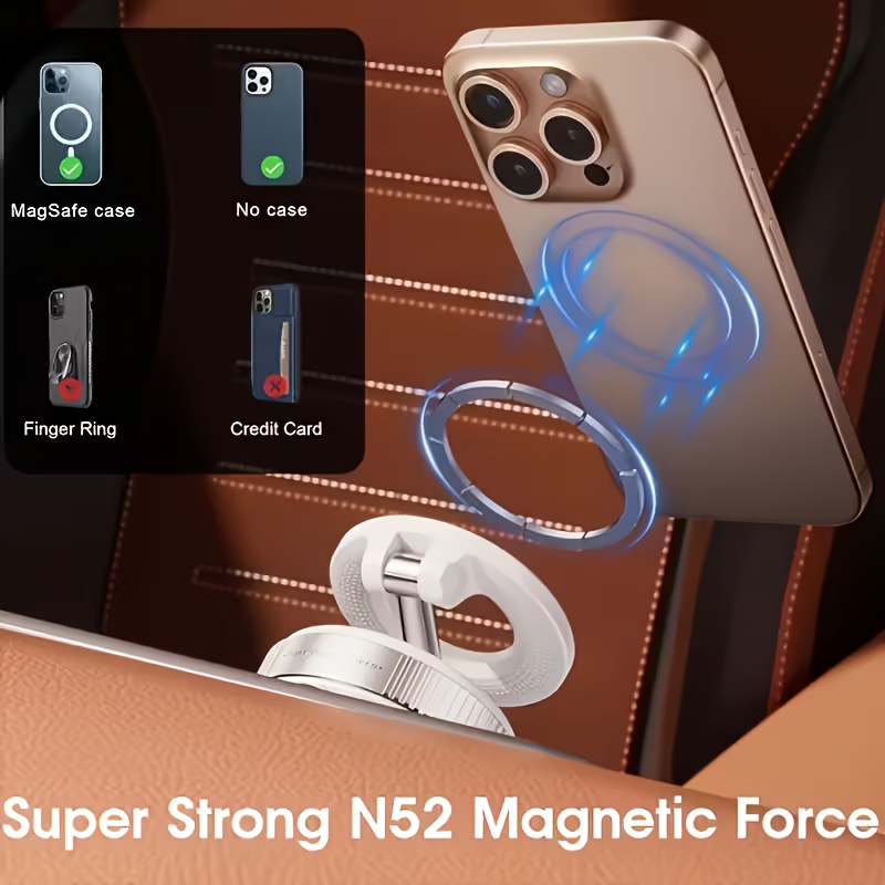 Support Magnétique Rotatif 360° pour Smartphone  Idéal pour Voiture ...-3