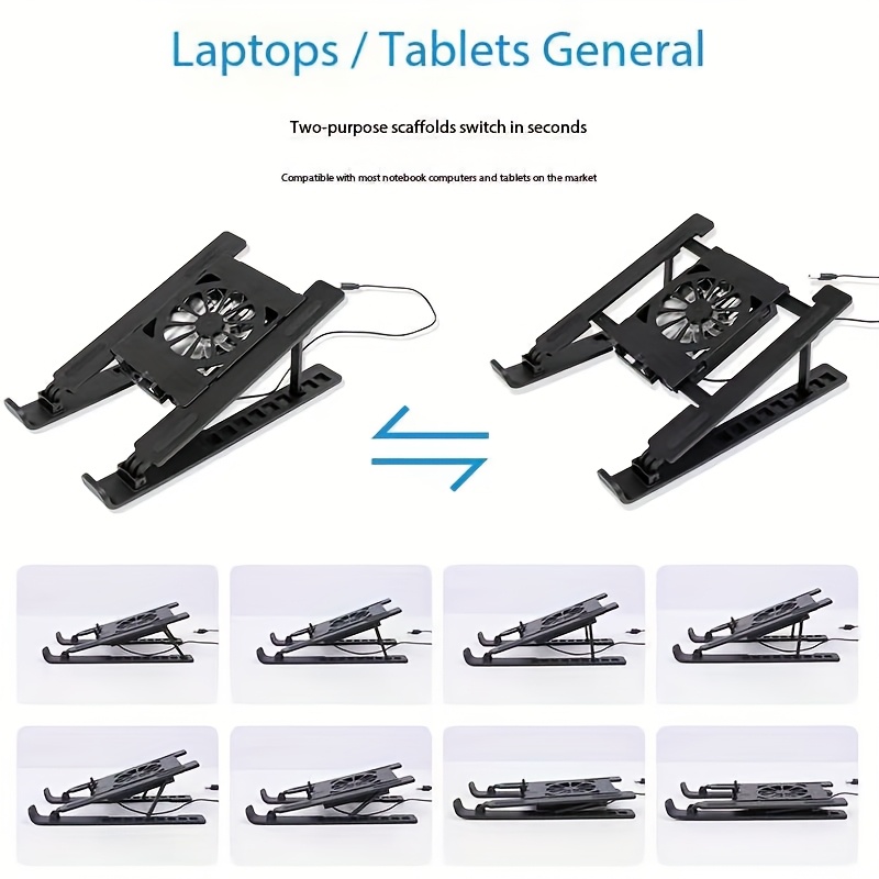 Support de refroidissement réglable pour ordinateur portable-4