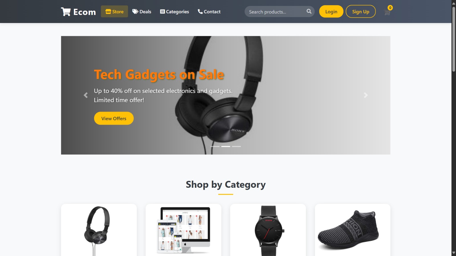E-Commerce Website - Django Python Project | Professional Online Store