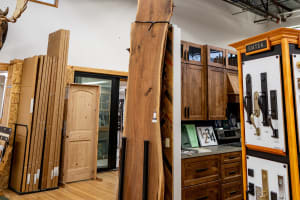 OrePac Knotty Alder 82 Flat Interior Wood Door