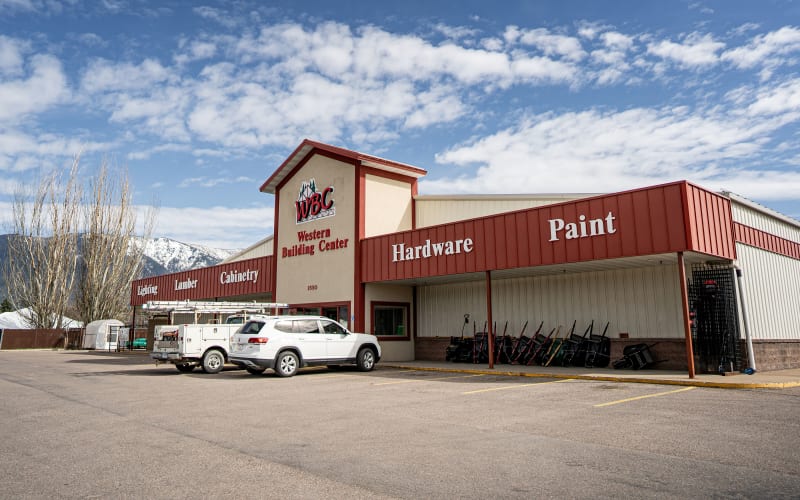 Western Building Center Columbia Falls storefront