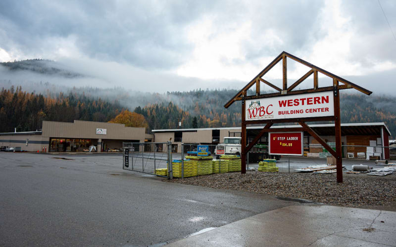 Western Building Center Libby storefront