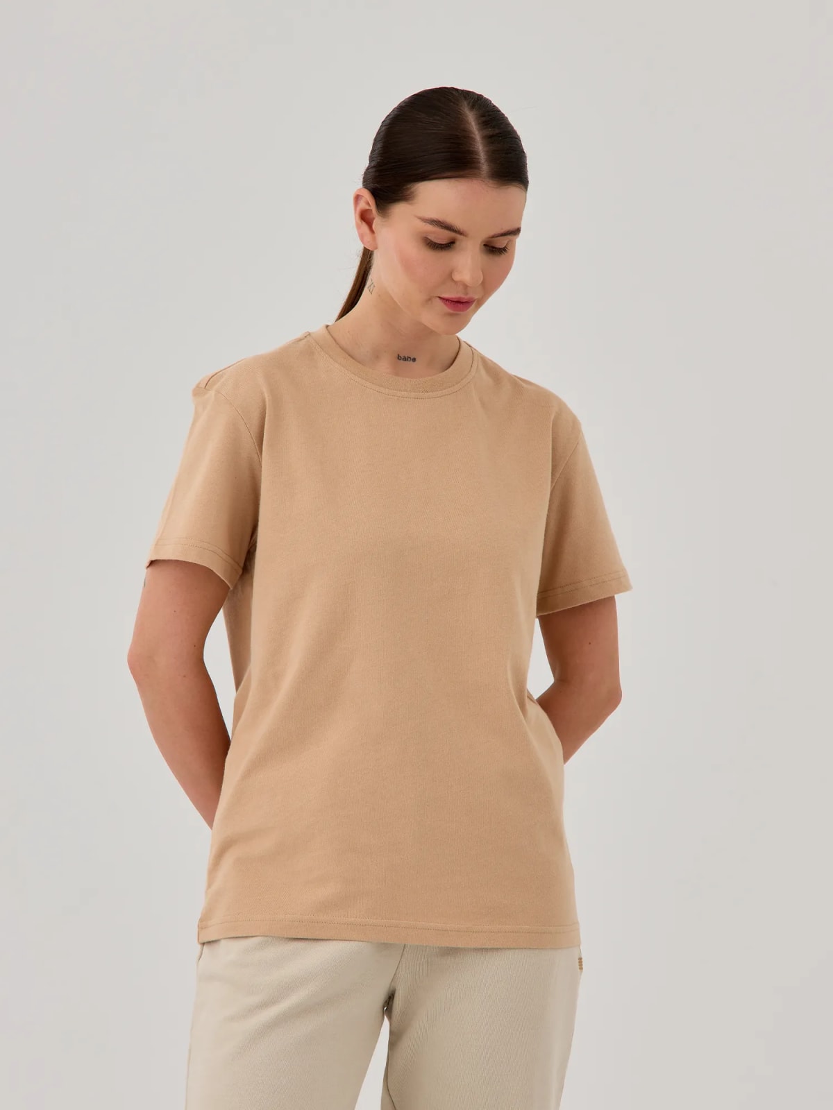 Anchor Tee — Sand Beige