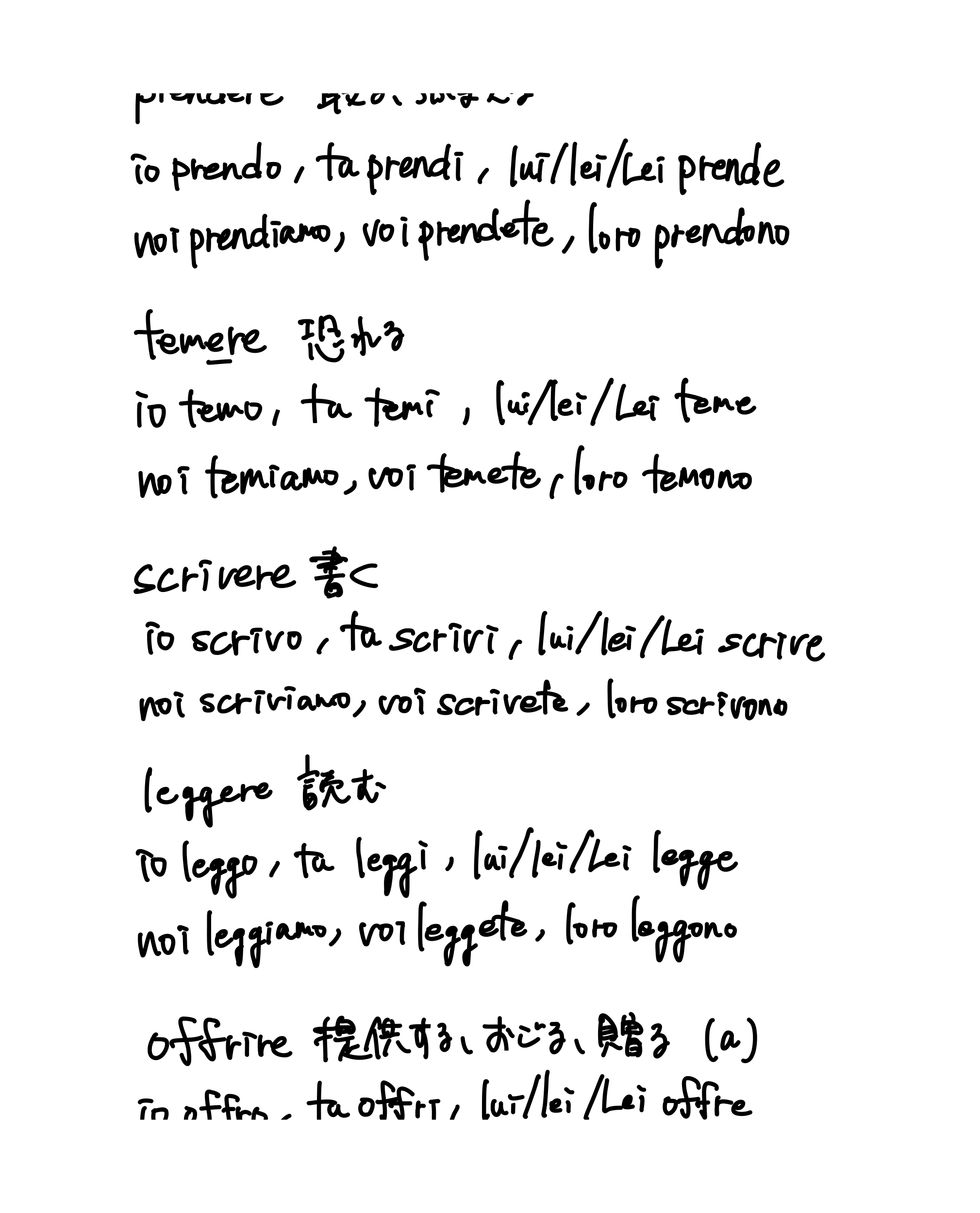 本気で学ぶイタリア語(4ページ目)