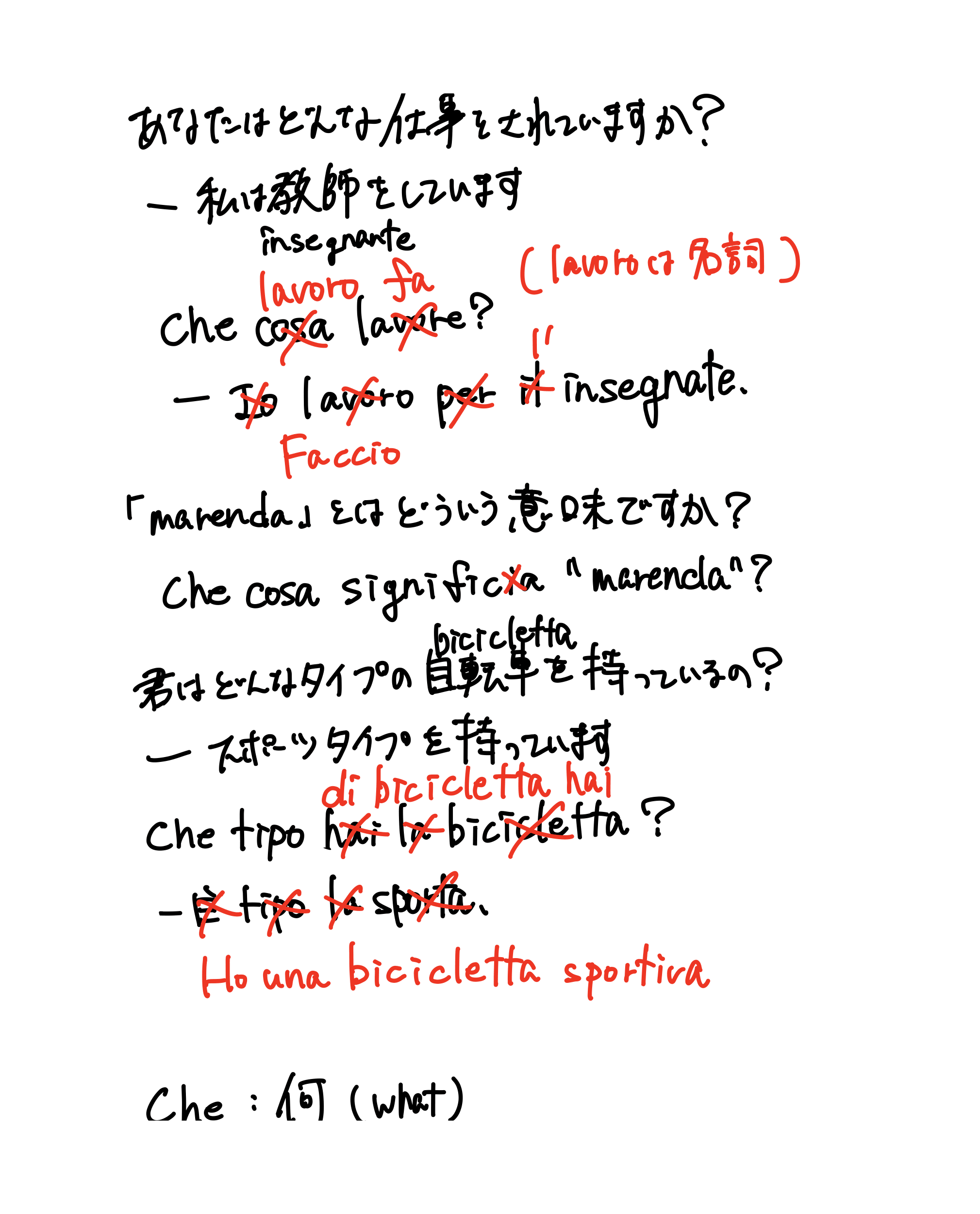 本気で学ぶイタリア語(12ページ目)
