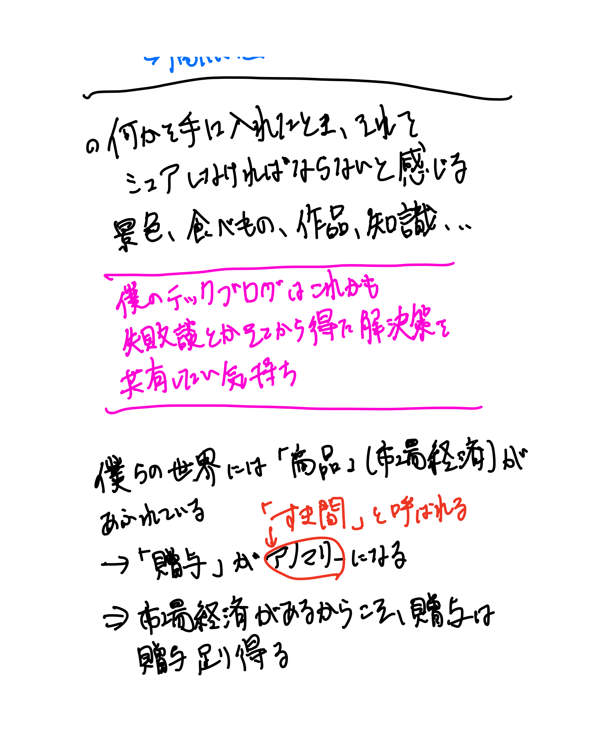 世界は贈与でできている（9ページ目）