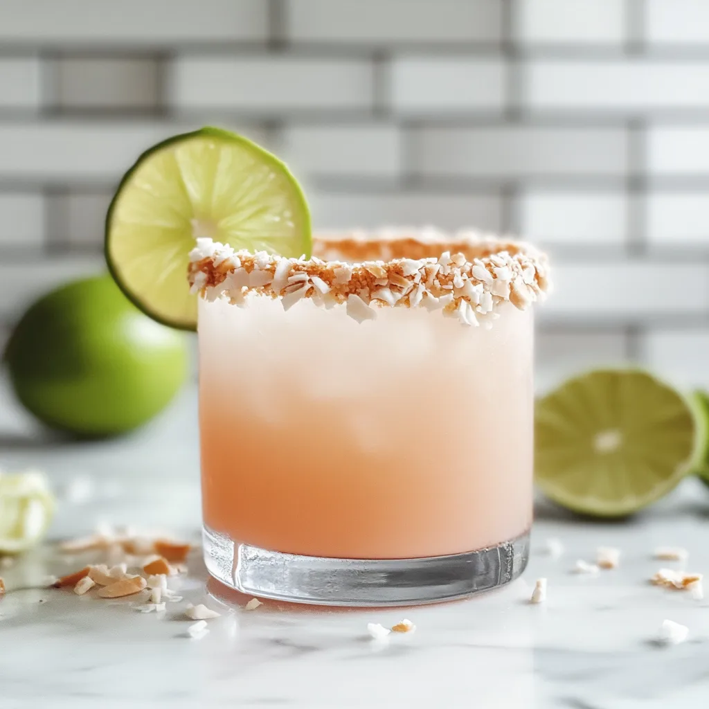 Guava Coconut Margarita: A Tropical Escape in Every Sip