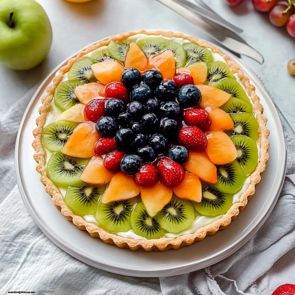 fruit tart: Delightfully Creamy and Colorful Treat