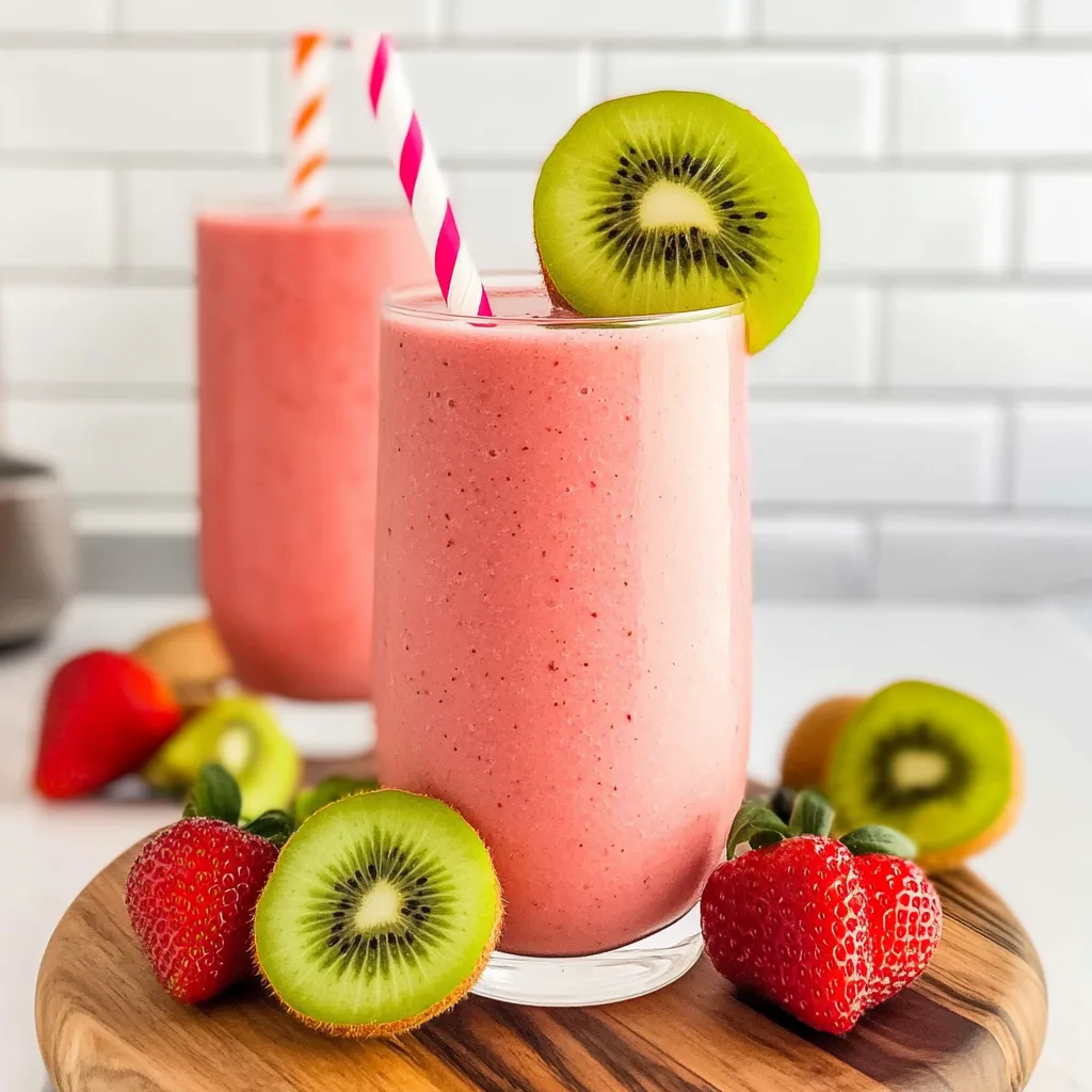 Strawberry Kiwi Smoothie: Refreshing Summer Delight