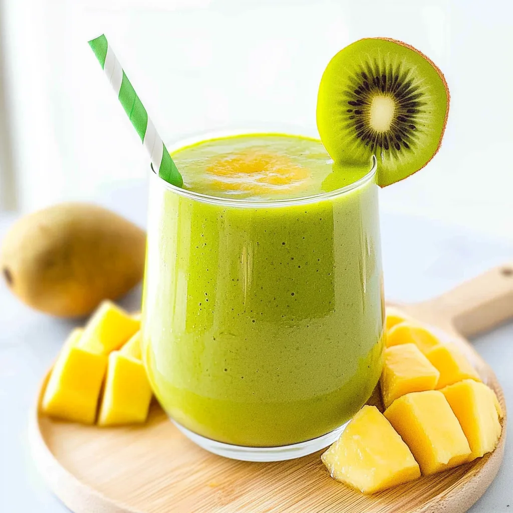 Mango Kiwi Smoothie: Refreshingly Sweet Bliss
