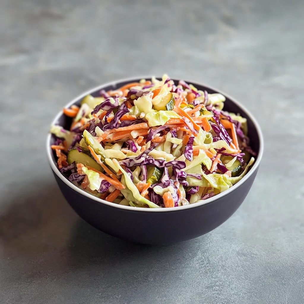 Sweet & Spicy Pickle Slaw: A Flavorful BBQ Essential