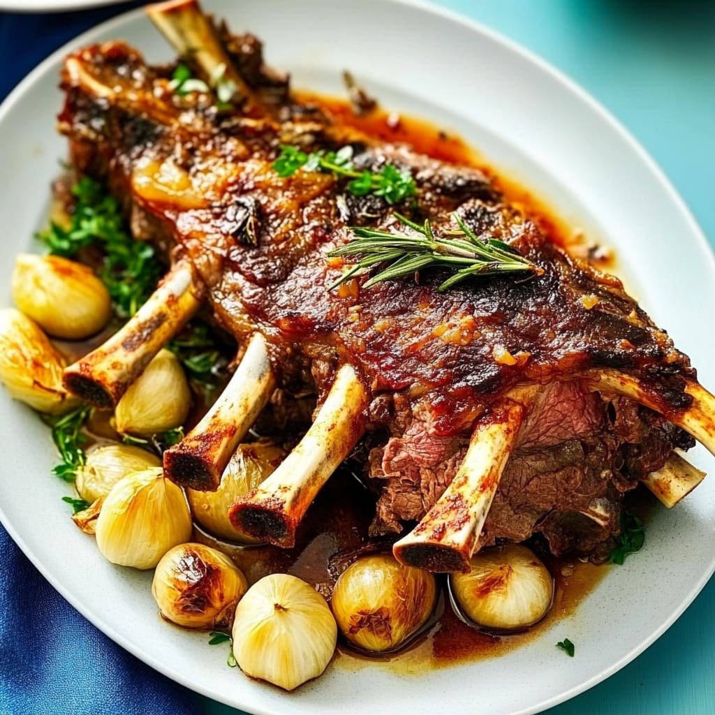 Slow-Roasted Lamb Shoulder with Rosemary & Garlic: Divine...