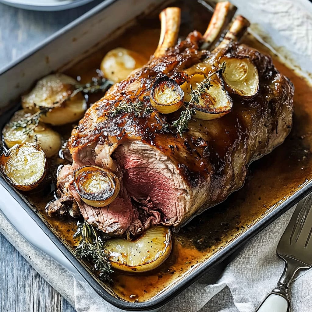 Roast Leg of Lamb: Savory and Succulent Delight